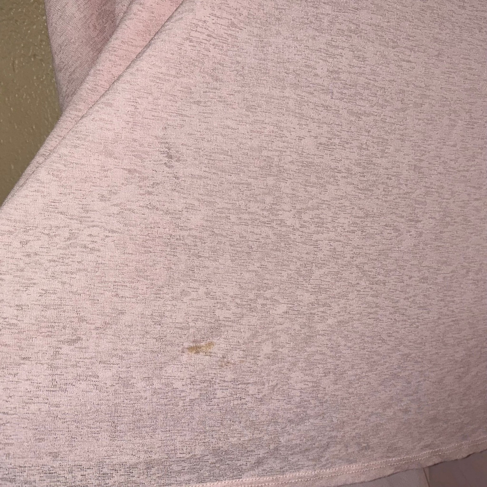 Light Pink Hooded Layered-Trim Women's Top - Picture 3 of 10